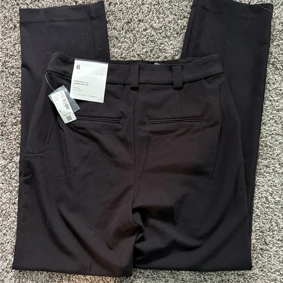Reitmans NWT black straight leg dress pants - size 6 - Picture 5 of 8